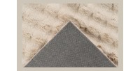 Tapis 150x80cm, design H008Y coloris beige - Confort et élégance pour votre intérieur