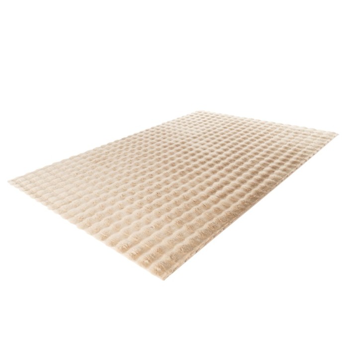 Tapis 170x120cm, design H008Y coloris beige - Confort et élégance pour votre intérieur