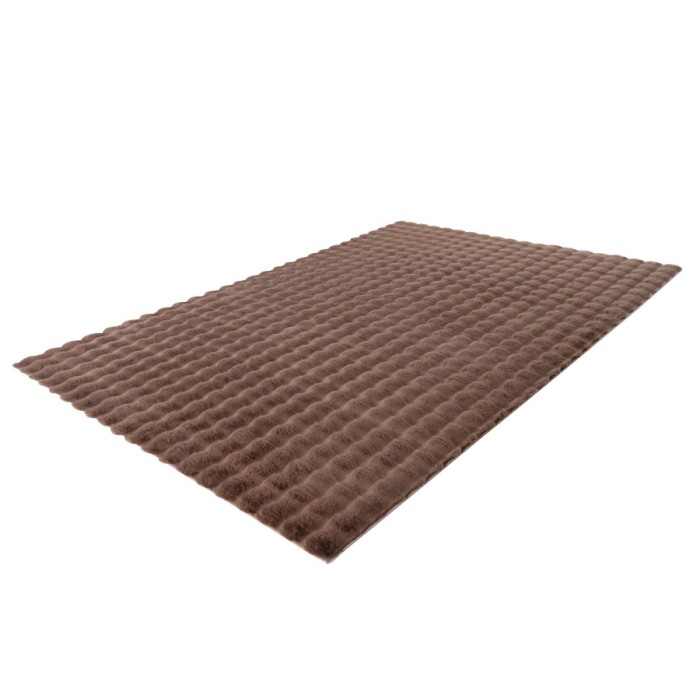 Tapis 170x120cm, design H008Y coloris taupe foncé - Confort et élégance pour votre intérieur