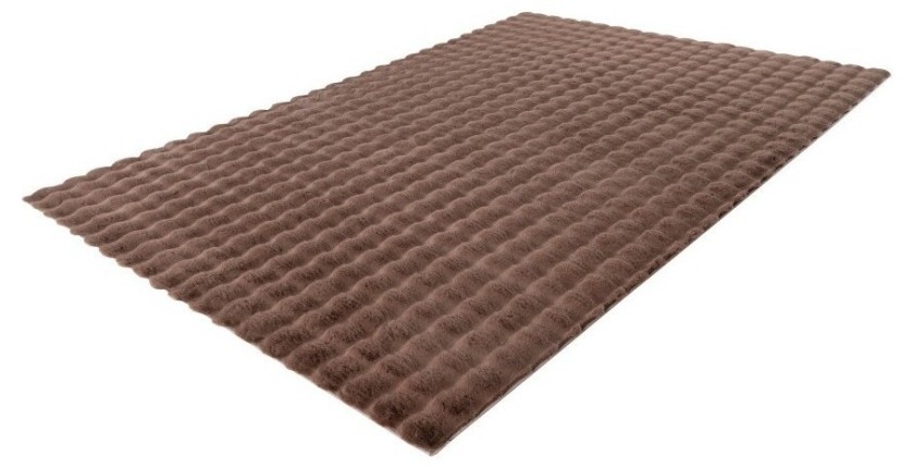 Tapis 230x160cm, design H008Y coloris taupe foncé - Confort et élégance pour votre intérieur