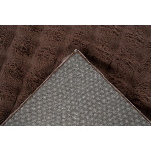 Tapis 290x200cm, design H008Y coloris taupe foncé - Confort et élégance pour votre intérieur