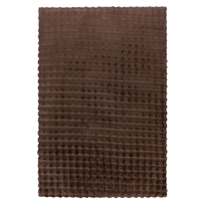 Tapis 290x200cm, design H008Y coloris taupe foncé - Confort et élégance pour votre intérieur