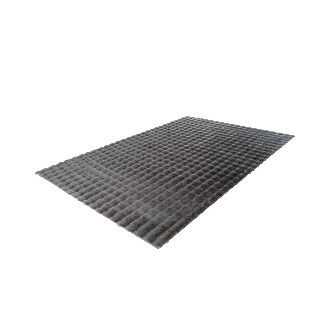 Tapis 290x200cm, design H008Y coloris graphite - Confort et élégance pour votre intérieur