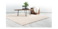 Tapis 150x80cm, design H008Y coloris ivoire - Confort et élégance pour votre intérieur