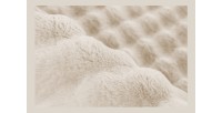 Tapis 150x80cm, design H008Y coloris ivoire - Confort et élégance pour votre intérieur