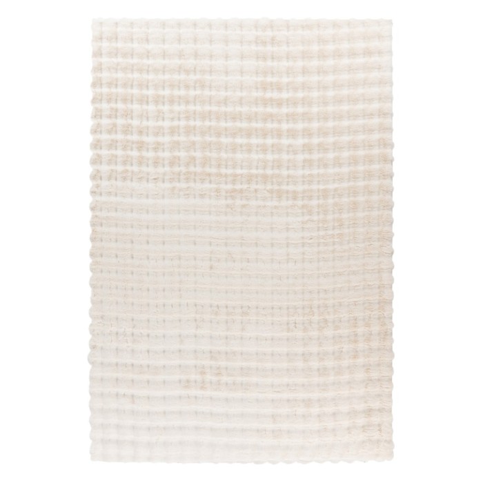 Tapis 150x80cm, design H008Y coloris ivoire - Confort et élégance pour votre intérieur