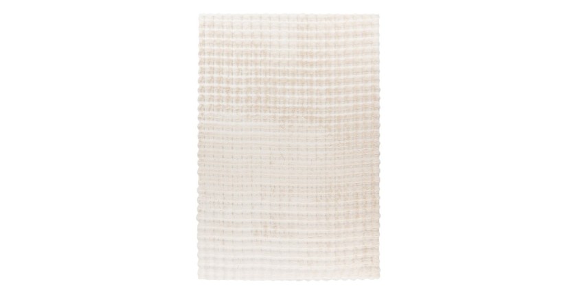 Tapis 150x80cm, design H008Y coloris ivoire - Confort et élégance pour votre intérieur