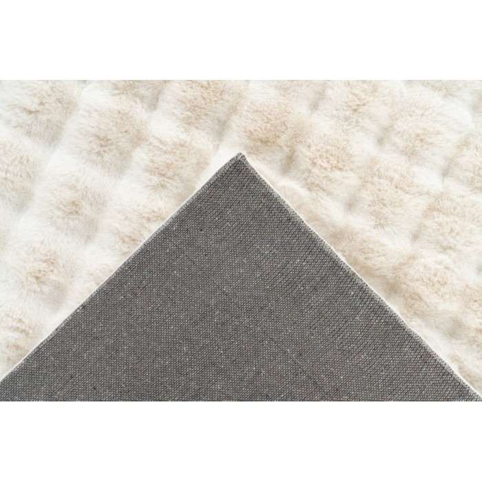 Tapis 170x120cm, design H008Y coloris ivoire - Confort et élégance pour votre intérieur