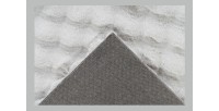 Tapis 290x200cm, design H008Y coloris argent - Confort et élégance pour votre intérieur