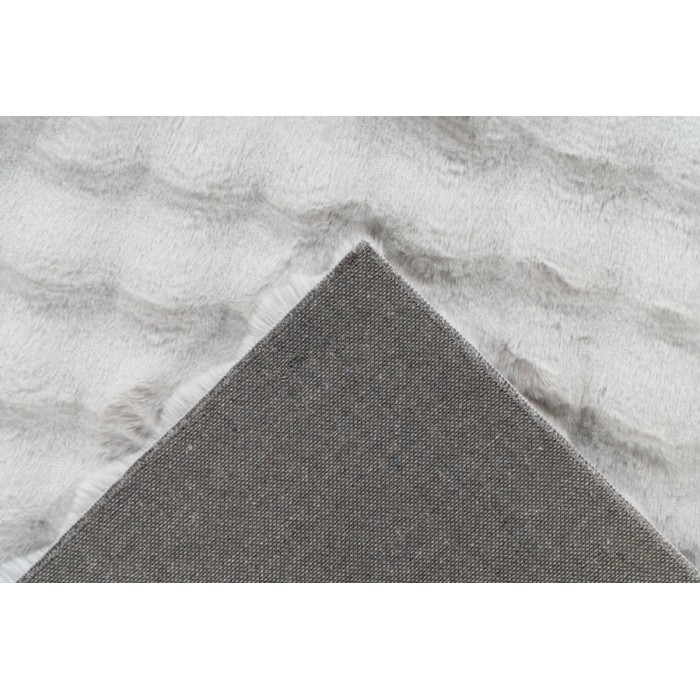 Tapis 290x200cm, design H008Y coloris argent - Confort et élégance pour votre intérieur