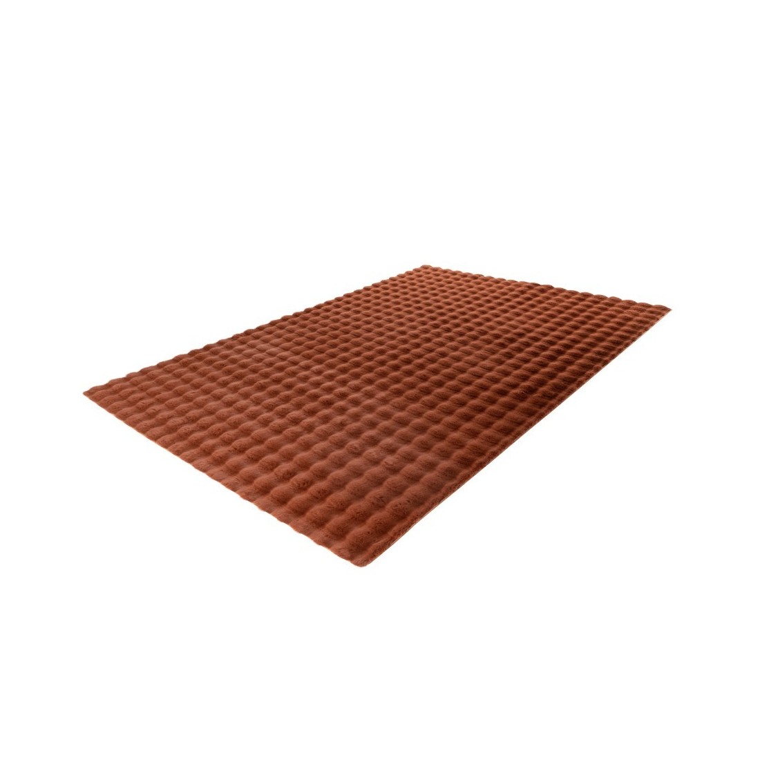 Tapis 170x120cm, design H008Y coloris rouge terracotta - Confort et élégance pour votre intérieur