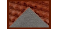 Tapis 170x120cm, design H008Y coloris rouge terracotta - Confort et élégance pour votre intérieur