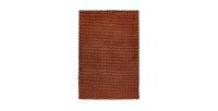 Tapis 170x120cm, design H008Y coloris rouge terracotta - Confort et élégance pour votre intérieur