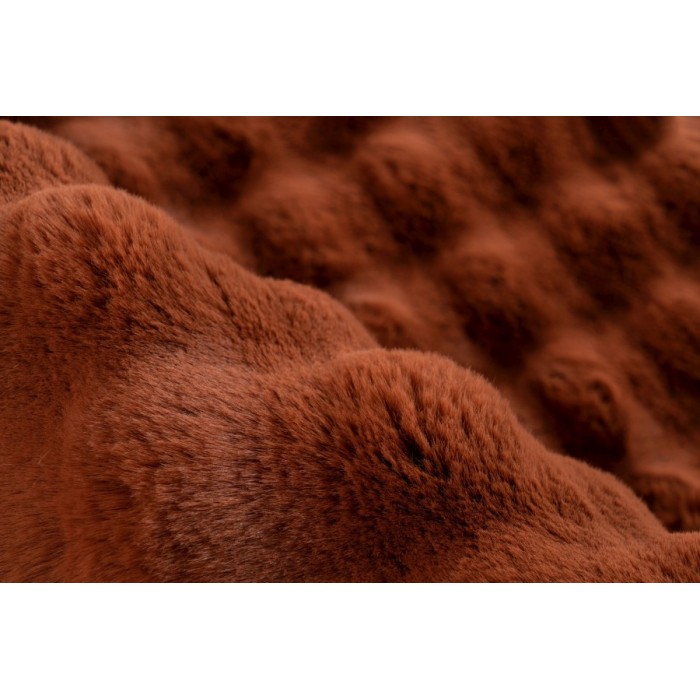 Tapis 290x200cm, design H008Y coloris rouge terracota - Confort et élégance pour votre intérieur