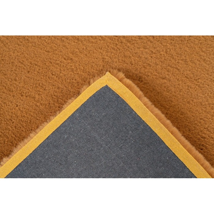 Tapis 150x80cm, design H008N coloris ambré - Confort et élégance pour votre intérieur
