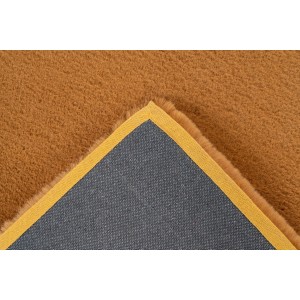 Tapis 150x80cm, design H008N coloris ambré - Confort et élégance pour votre intérieur