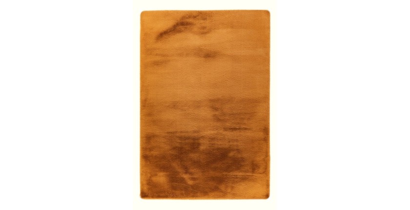 Tapis 150x80cm, design H008N coloris ambré - Confort et élégance pour votre intérieur