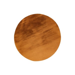 Tapis 160x160cm, design H008N coloris ambré - Confort et élégance pour votre intérieur