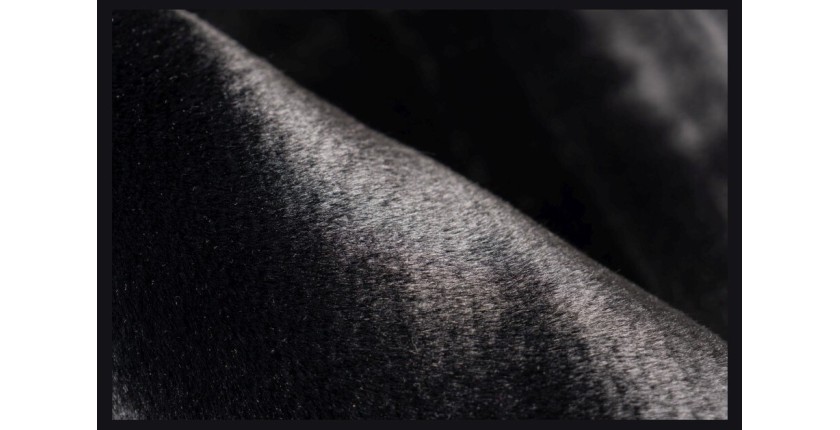 Tapis 150x80cm, design H008N coloris noir - Confort et élégance pour votre intérieur