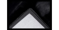 Tapis 150x80cm, design H008N coloris noir - Confort et élégance pour votre intérieur
