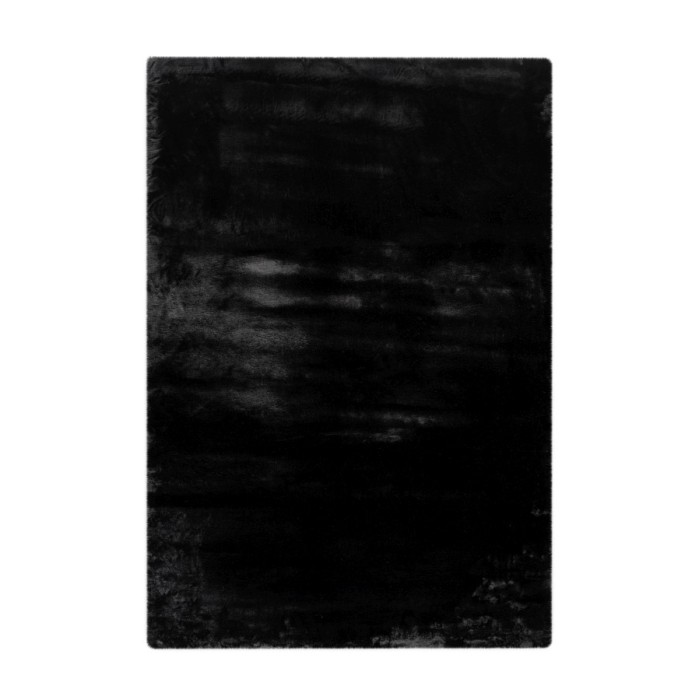 Tapis 150x80cm, design H008N coloris noir - Confort et élégance pour votre intérieur