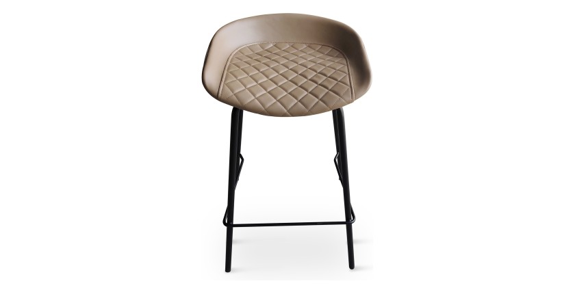 Chaise de bar 'NURBY' Brun x4, dimensions : H74 x L43 x P43 cm