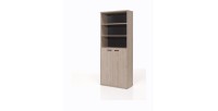 Ensemble de 7 meubles de bureau professionnel coloris chêne clair collection YUKON.