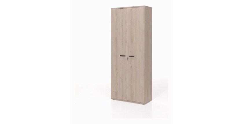 Ensemble de 7 meubles de bureau professionnel coloris chêne clair collection YUKON.