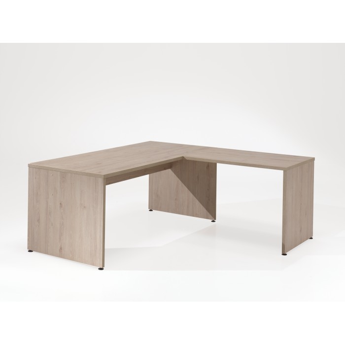 Ensemble de 7 meubles de bureau professionnel coloris chêne clair collection YUKON.