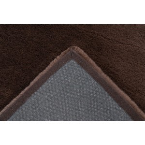 Tapis 170x120cm, design H008N coloris taupe foncé - Confort et élégance pour votre intérieur