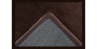 Tapis 290x200cm, design H008N coloris taupe foncé - Confort et élégance pour votre intérieur