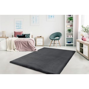 Tapis 330x240cm, design H008N coloris graphite - Confort et élégance pour votre intérieur