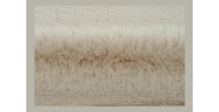 Tapis 150x80cm, design H008N coloris ivoire - Confort et élégance pour votre intérieur