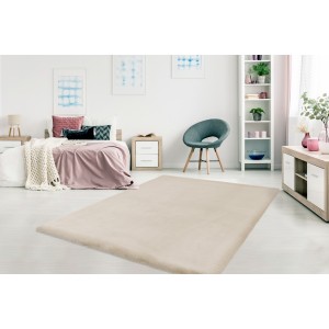 Tapis 230x160cm, design H008N coloris ivoire - Confort et élégance pour votre intérieur