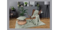 Tapis 290x200cm, design H008N coloris jade - Confort et élégance pour votre intérieur