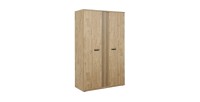 Armoire robuste pour chambre d'enfant 2 portes collection TOMMY  coloris chêne doré.