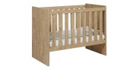 Chambre bébé ou enfant TOMMY, lit 60x120 évolutif en 90x200, armoire, commode à langer et chevet