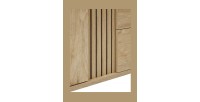 Chambre bébé ou enfant TOMMY, lit 60x120 évolutif en 90x200, armoire, commode à langer et chevet