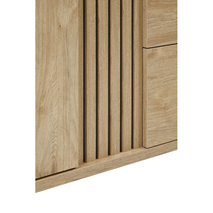 Kinderschlafzimmer TOMMY, umwandelbares Bett 60x120 zu 90x200, Schrank, Wickelkommode und Nachttisch