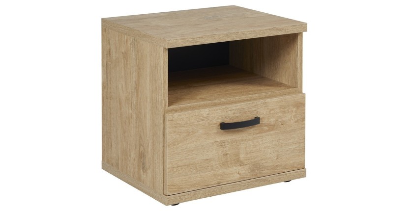 Chambre bébé ou enfant TOMMY, lit 60x120 évolutif en 90x200, armoire, commode à langer et chevet