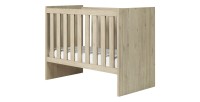 Chambre bébé ou enfant DANAÉ, lit 60x120 évolutif en 90x200, armoire, commode à langer et chevet