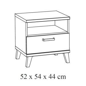 Chambre bébé ou enfant DANAÉ, lit 60x120 évolutif en 90x200, armoire, commode à langer et chevet