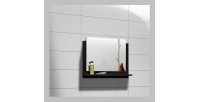 Miroir de salle de bain pour collection OWL/RAVEN/BIRD, coloris noir