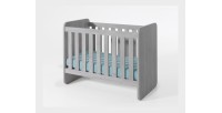 Chambre bébé ou enfant MATHEO, lit 60x120 évolutif en 90x200, armoire, commode à langer et chevet