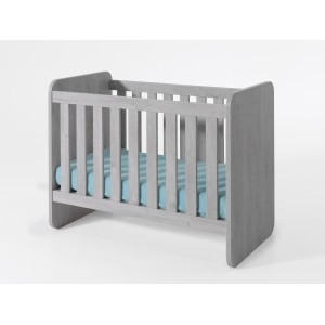 Chambre bébé ou enfant MATHEO, lit 60x120 évolutif en 90x200, armoire, commode à langer et chevet