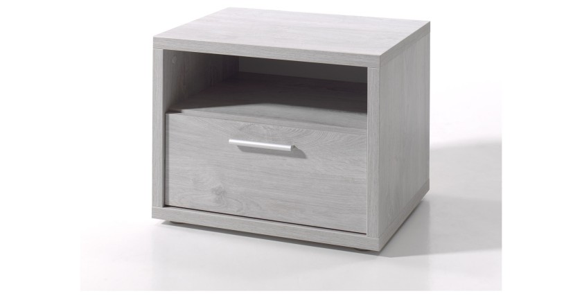 Chambre bébé ou enfant MATHEO, lit 60x120 évolutif en 90x200, armoire, commode à langer et chevet