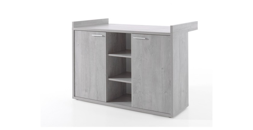 Chambre bébé ou enfant MATHEO, lit 60x120 évolutif en 90x200, armoire, commode à langer et chevet