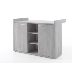 Chambre bébé ou enfant MATHEO, lit 60x120 évolutif en 90x200, armoire, commode à langer et chevet