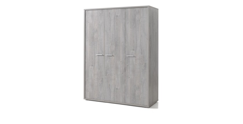 Chambre bébé ou enfant MATHEO, lit 60x120 évolutif en 90x200, armoire, commode à langer et chevet