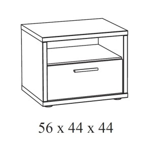 Chambre bébé ou enfant MATHEO, lit 60x120 évolutif en 90x200, armoire, commode à langer et chevet